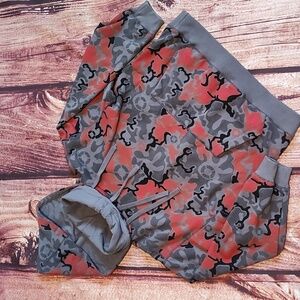 BlackSmith Unbreakable Brand Gray Red Black Hoodie Cowl Sweatshirt